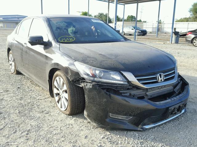 1HGCR2F89DA059500 - 2013 HONDA ACCORD EXL BLACK photo 1