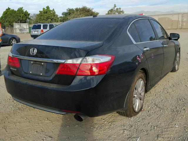 1HGCR2F89DA059500 - 2013 HONDA ACCORD EXL BLACK photo 4