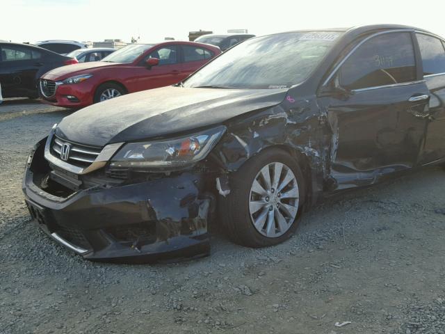 1HGCR2F89DA059500 - 2013 HONDA ACCORD EXL BLACK photo 9