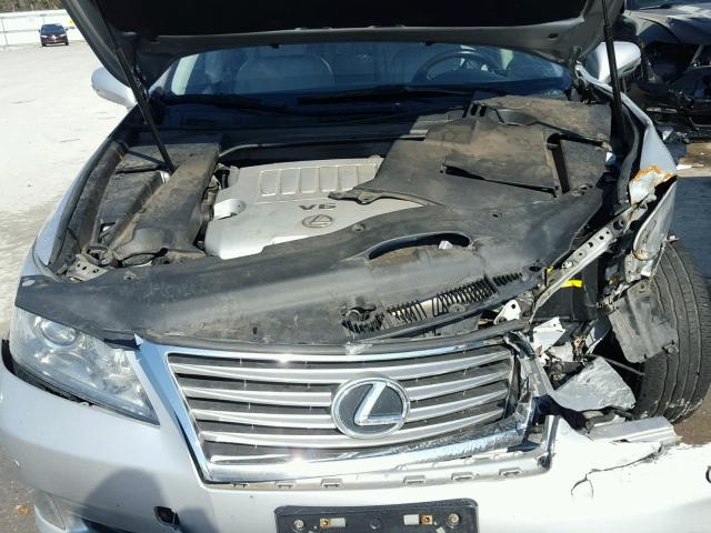 JTHBK1EG2C2475526 - 2012 LEXUS ES 350 SILVER photo 7