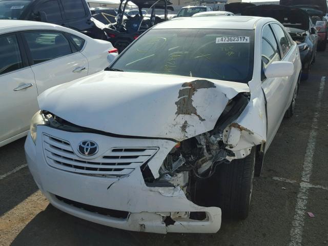 4T4BE46K08R019244 - 2008 TOYOTA CAMRY CE WHITE photo 2