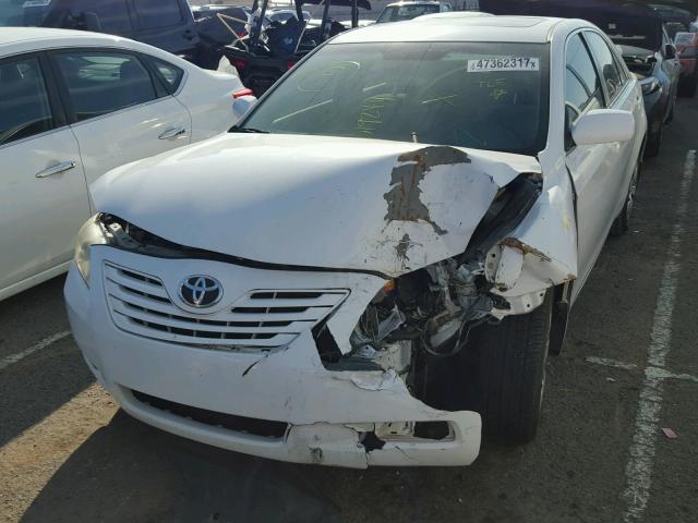 4T4BE46K08R019244 - 2008 TOYOTA CAMRY CE WHITE photo 9