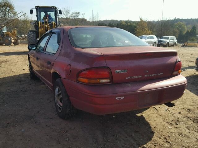 1B3EJ46XXVN505571 - 1997 DODGE STRATUS RED photo 3