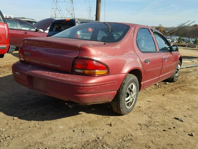 1B3EJ46XXVN505571 - 1997 DODGE STRATUS RED photo 4