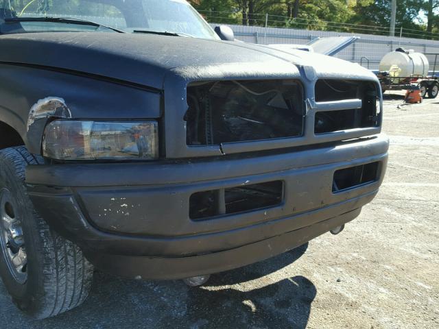 1B7HC16X41S683167 - 2001 DODGE RAM 1500 BLACK photo 9