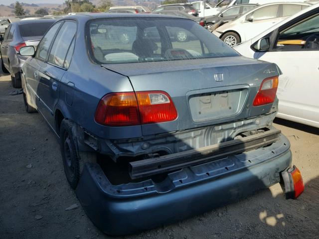 2HGEJ6612YH535166 - 2000 HONDA CIVIC BASE 绿色 照片 3