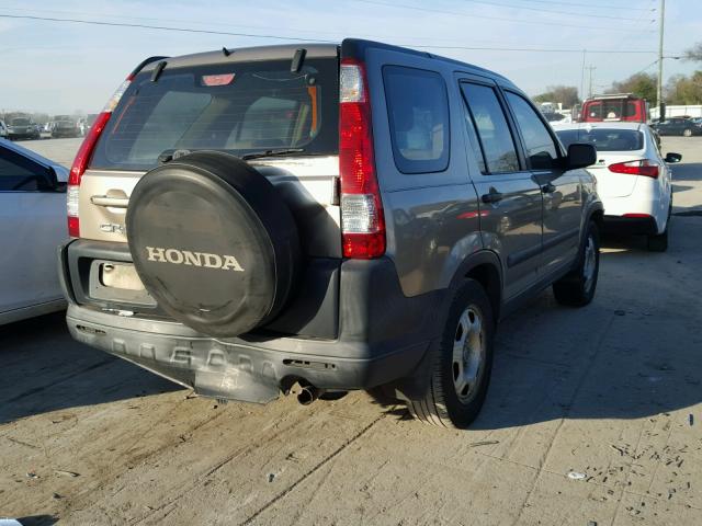 SHSRD68535U304939 - 2005 HONDA CR-V LX GOLD photo 4