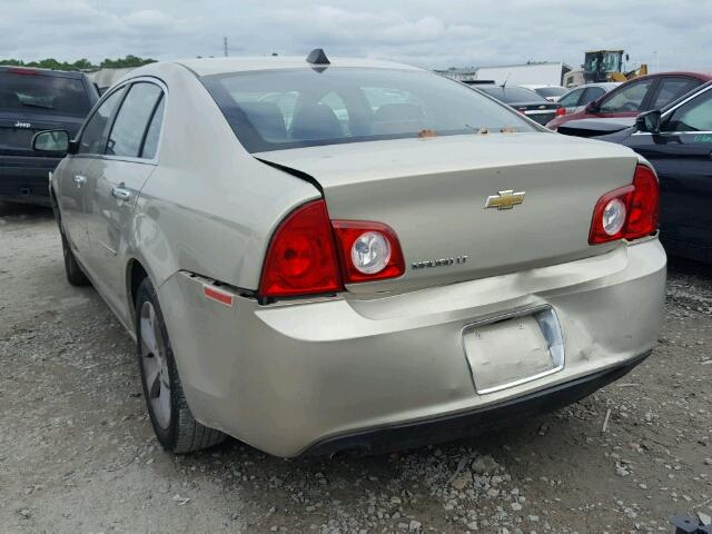 1G1ZC5E08CF169133 - 2012 CHEVROLET MALIBU 1LT GOLD photo 3