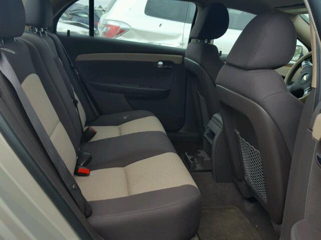 1G1ZC5E08CF169133 - 2012 CHEVROLET MALIBU 1LT GOLD photo 6