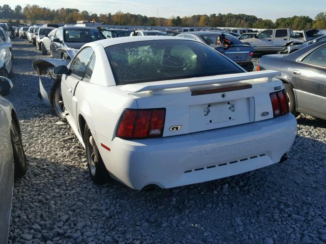 1FAFP42X84F121469 - 2004 FORD MUSTANG GT WHITE photo 3