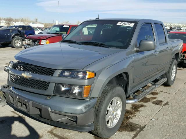 1GCHTCFE0C8127318 - 2012 CHEVROLET COLORADO L GRAY photo 2