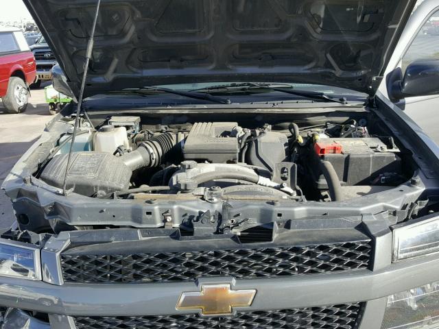 1GCHTCFE0C8127318 - 2012 CHEVROLET COLORADO L GRAY photo 7