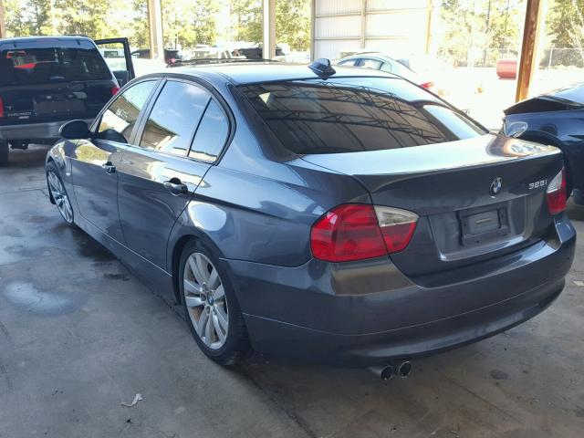 WBAVA33577KX76794 - 2007 BMW 328 I GRAY photo 3