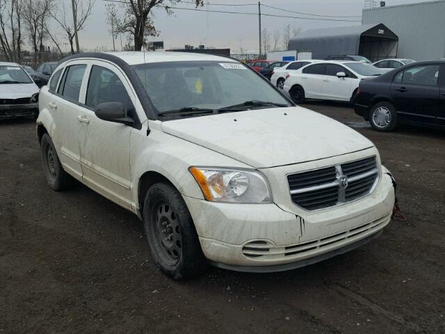 1B3HB48AX9D127508 - 2009 DODGE CALIBER SX WHITE photo 1