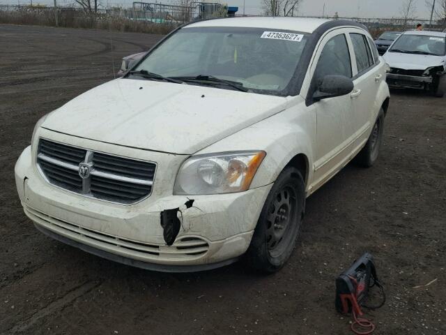 1B3HB48AX9D127508 - 2009 DODGE CALIBER SX WHITE photo 2