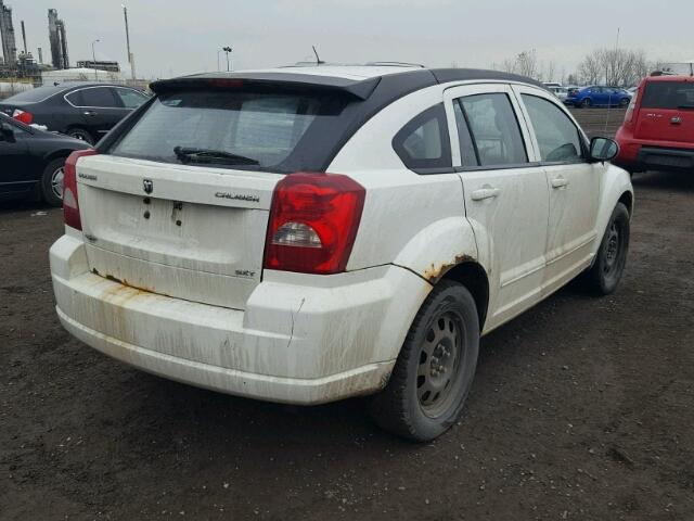 1B3HB48AX9D127508 - 2009 DODGE CALIBER SX WHITE photo 4