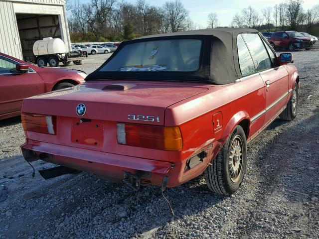 WBABB2317LEC22304 - 1990 BMW 325 IC AUT RED photo 4