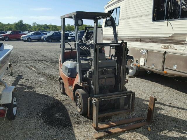 7FGCU2576218 - 2002 TOYOTA FORKLIFT ORANGE photo 1