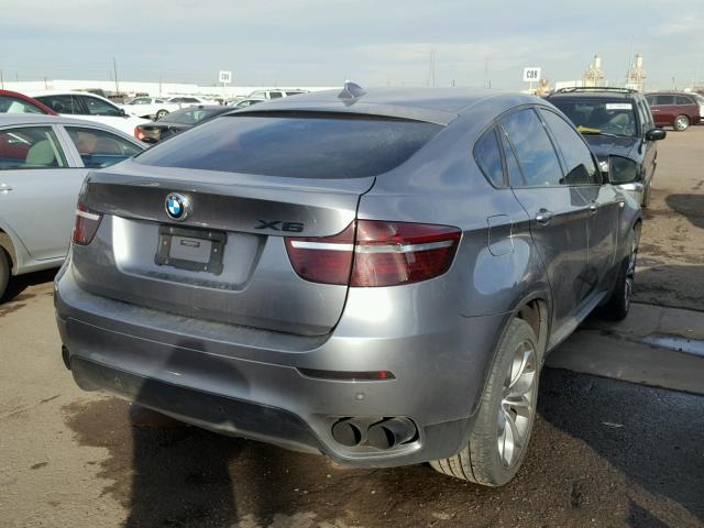 5UXFG8C56CLZ97258 - 2012 BMW X6 XDRIVE5 CHARCOAL photo 4