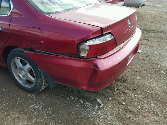 19UUA56633A021027 - 2003 ACURA 3.2TL MAROON photo 10