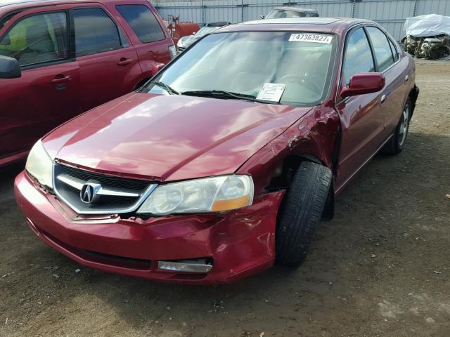 19UUA56633A021027 - 2003 ACURA 3.2TL MAROON photo 2