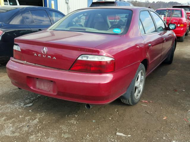 19UUA56633A021027 - 2003 ACURA 3.2TL MAROON photo 4