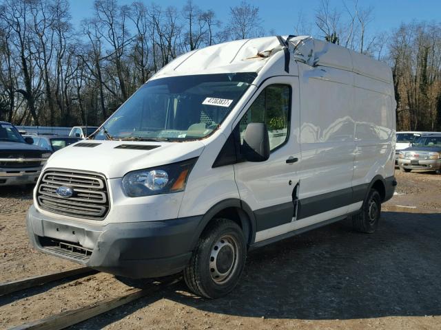 1FTYR2XM7FKA99720 - 2015 FORD TRANSIT T- WHITE photo 2