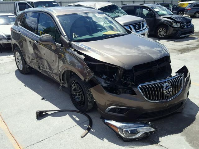 LRBFXBSA6HD149524 - 2017 BUICK ENVISION E BROWN photo 1