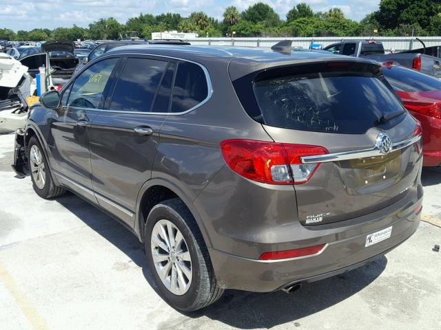 LRBFXBSA6HD149524 - 2017 BUICK ENVISION E BROWN photo 3