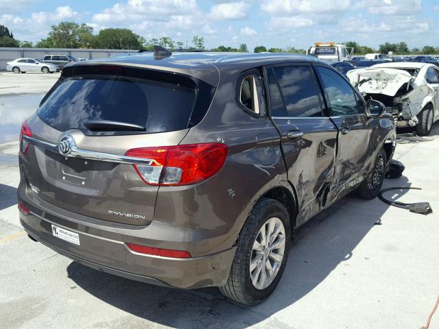 LRBFXBSA6HD149524 - 2017 BUICK ENVISION E BROWN photo 4