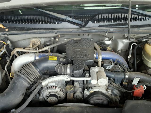 1GCHC23142F190928 - 2002 CHEVROLET SILVERADO GRAY photo 7