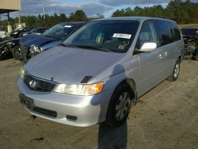 5FNRL18943B001181 - 2003 HONDA ODYSSEY EX SILVER photo 2