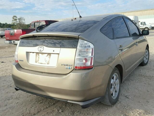 JTDKB20U487744186 - 2008 TOYOTA PRIUS BEIGE photo 4