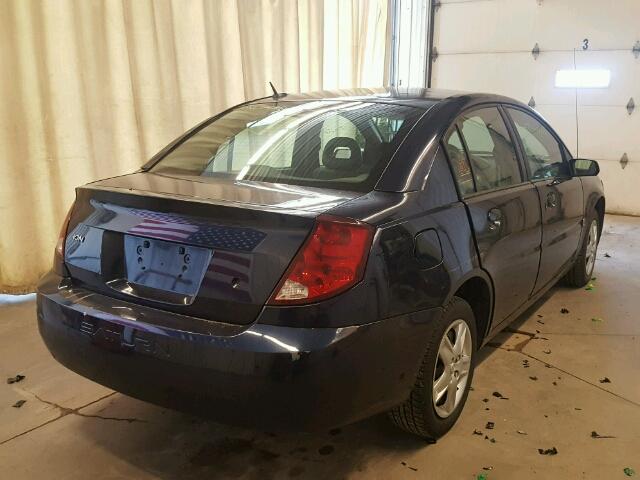 1G8AJ55F97Z196077 - 2007 SATURN ION LEVEL BLUE photo 4