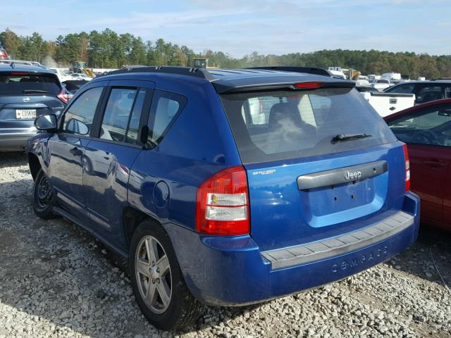 1J4NT4FA2AD515929 - 2010 JEEP COMPASS SP BLUE photo 3