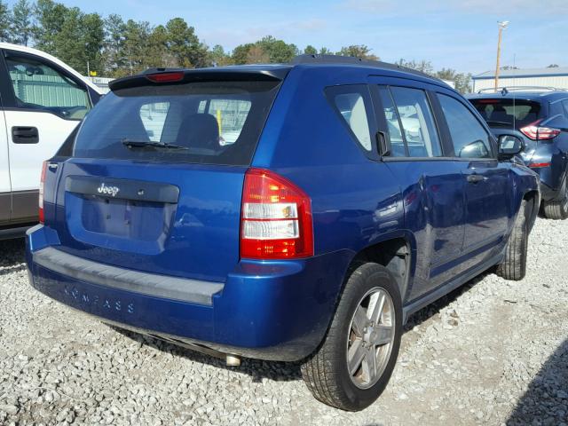 1J4NT4FA2AD515929 - 2010 JEEP COMPASS SP BLUE photo 4