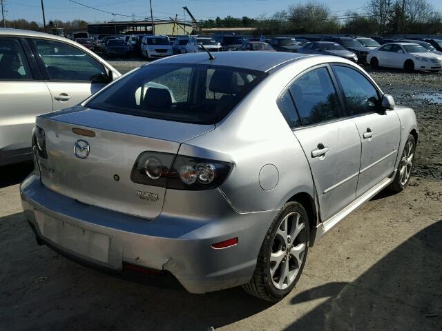 JM1BK324271773609 - 2007 MAZDA 3 S SILVER photo 4