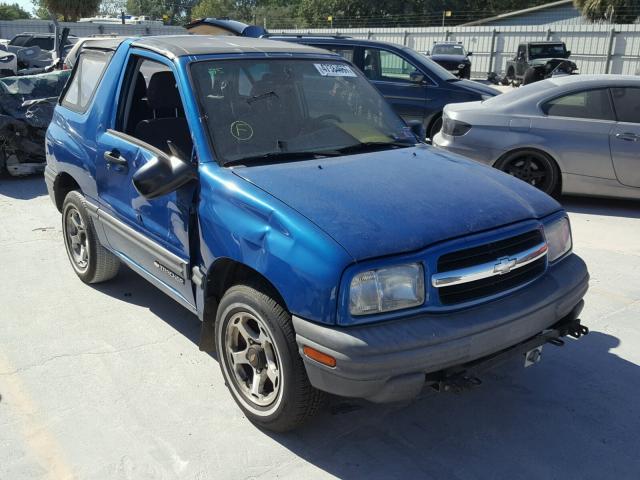 2CNBJ18C816957149 - 2001 CHEVROLET TRACKER BLUE photo 1