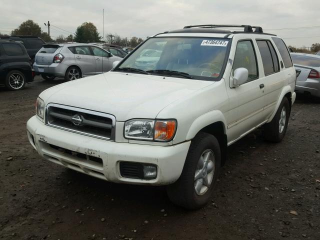 JN8DR09Y51W598699 - 2001 NISSAN PATHFINDER WHITE photo 2