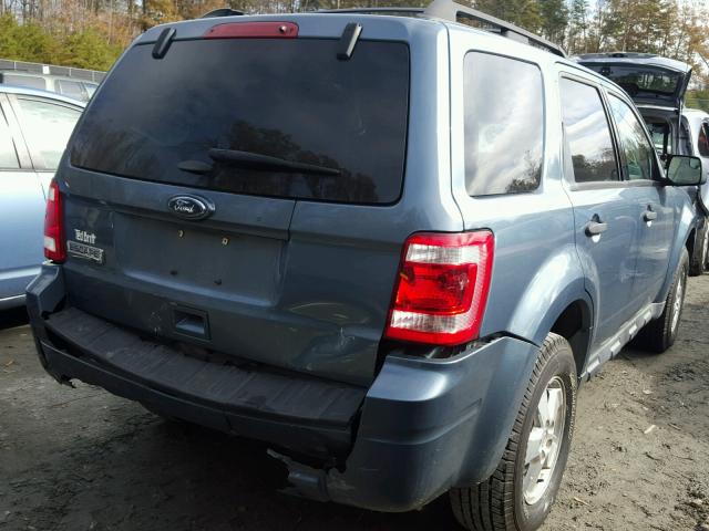 1FMCU9D71CKA42016 - 2012 FORD ESCAPE XLT BLUE photo 4