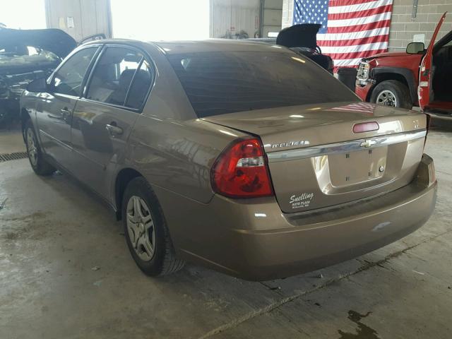 1G1ZS58F78F112092 - 2008 CHEVROLET MALIBU LS ყავისფერი ფოტო 3