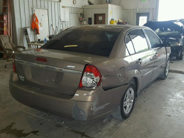 1G1ZS58F78F112092 - 2008 CHEVROLET MALIBU LS ყავისფერი ფოტო 4