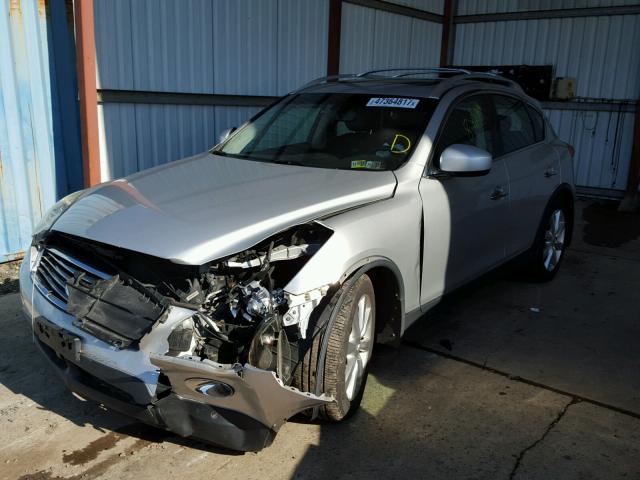 JNKAJ09F88M352450 - 2008 INFINITI EX35 BASE SILVER photo 2