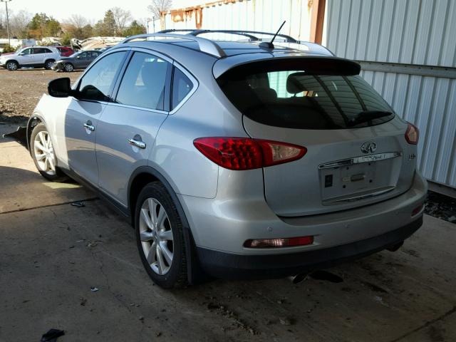 JNKAJ09F88M352450 - 2008 INFINITI EX35 BASE SILVER photo 3
