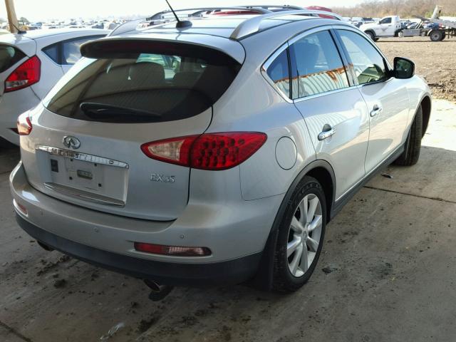 JNKAJ09F88M352450 - 2008 INFINITI EX35 BASE SILVER photo 4