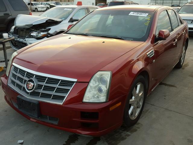 1G6DZ67A780194422 - 2008 CADILLAC STS RED photo 2