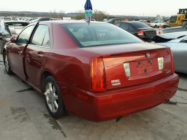 1G6DZ67A780194422 - 2008 CADILLAC STS RED photo 3