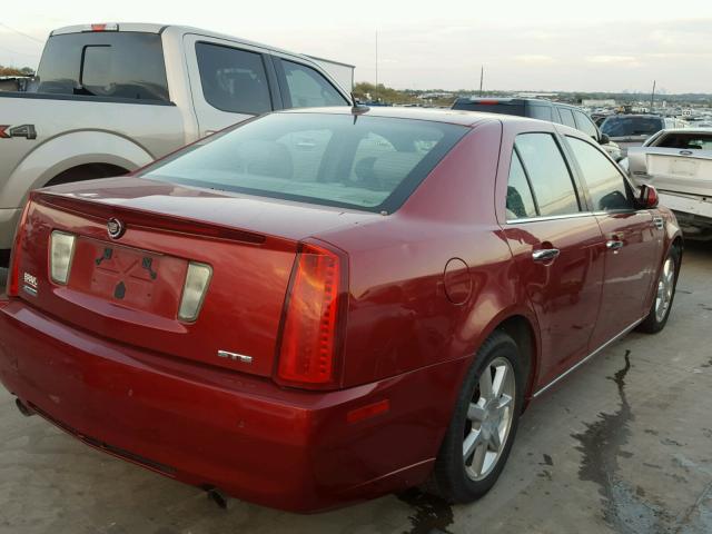 1G6DZ67A780194422 - 2008 CADILLAC STS RED photo 4