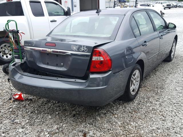1G1ZS58FX8F140260 - 2008 CHEVROLET MALIBU LS ნაცრისფერი ფოტო 4