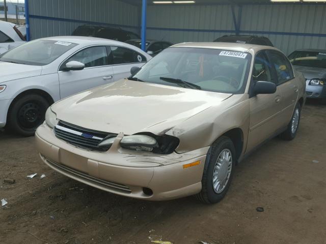 1G1ND52J03M696491 - 2003 CHEVROLET MALIBU GOLD photo 2